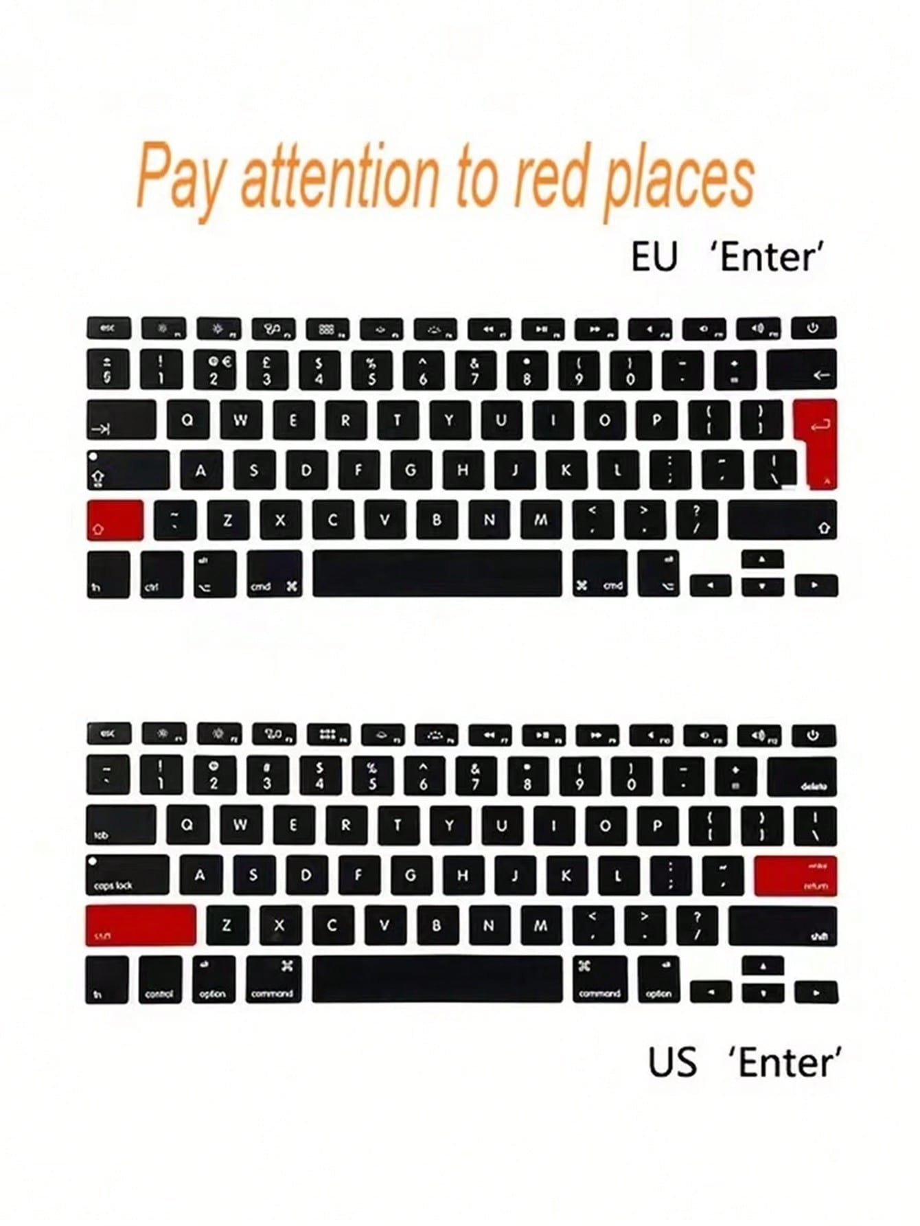 ملصق متوافق مع ماك بوك آير متوافق مع وحة مفاتيح بجرافيك ورقة واحدة