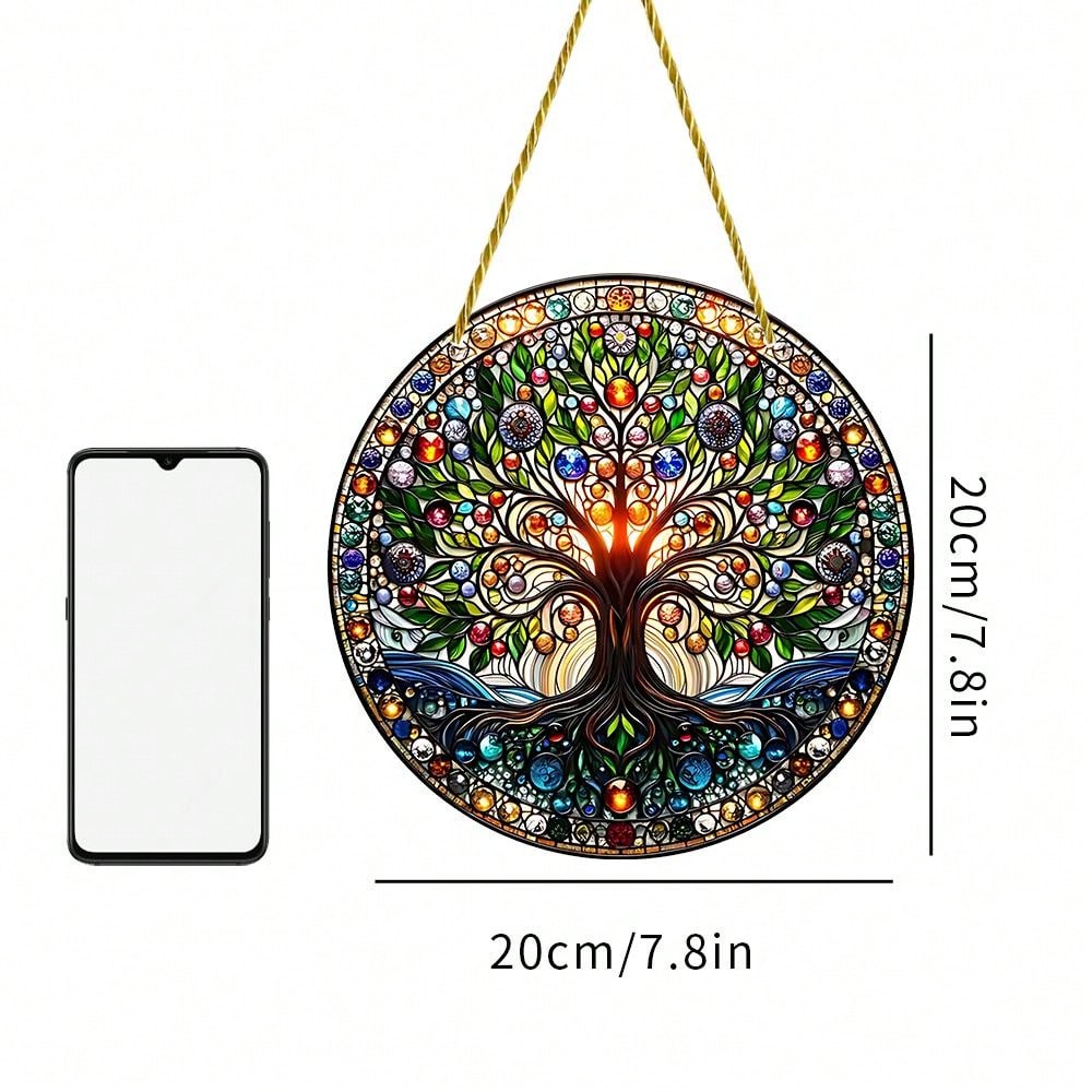 قطعة جدارية زجاجية ملونة