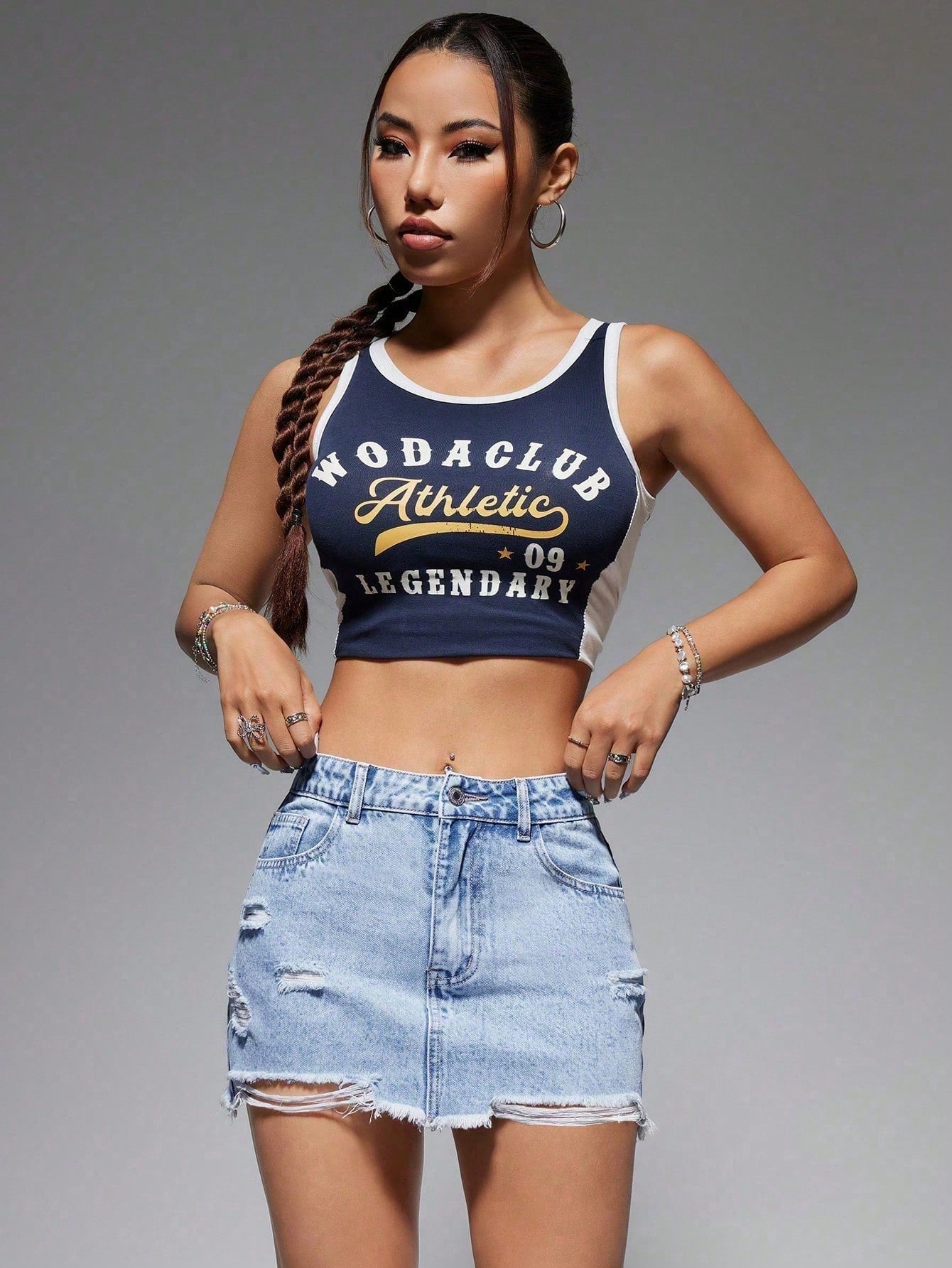 تنانير دينيم نسائية