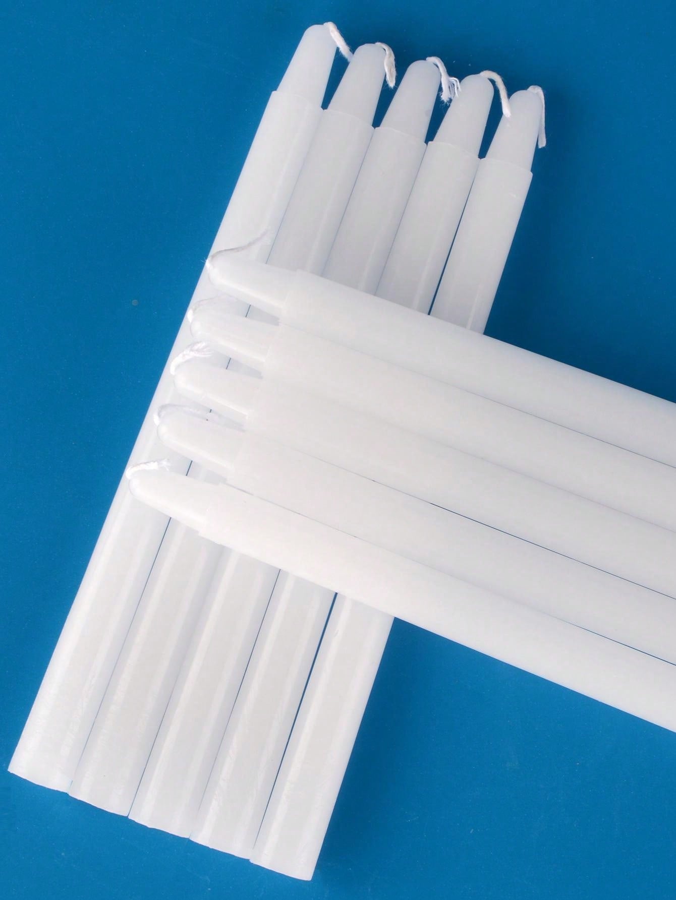 قطعة شموع منزلية طويلة الساق لا تصدر دخان ولا رائحة