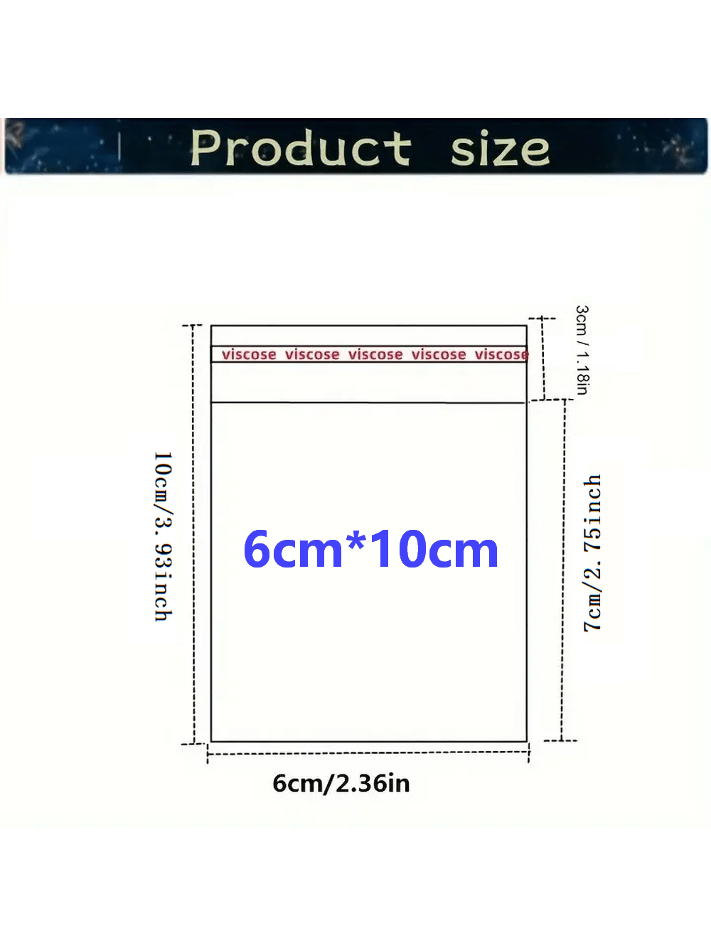 أكياس بلاستيكية شفافة