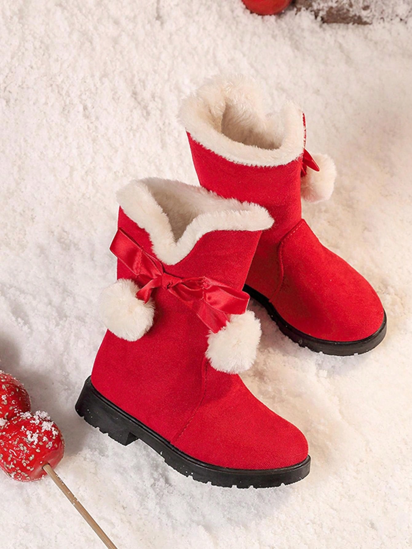 البنات بوت الشتاء الأميرة بوت الثلج