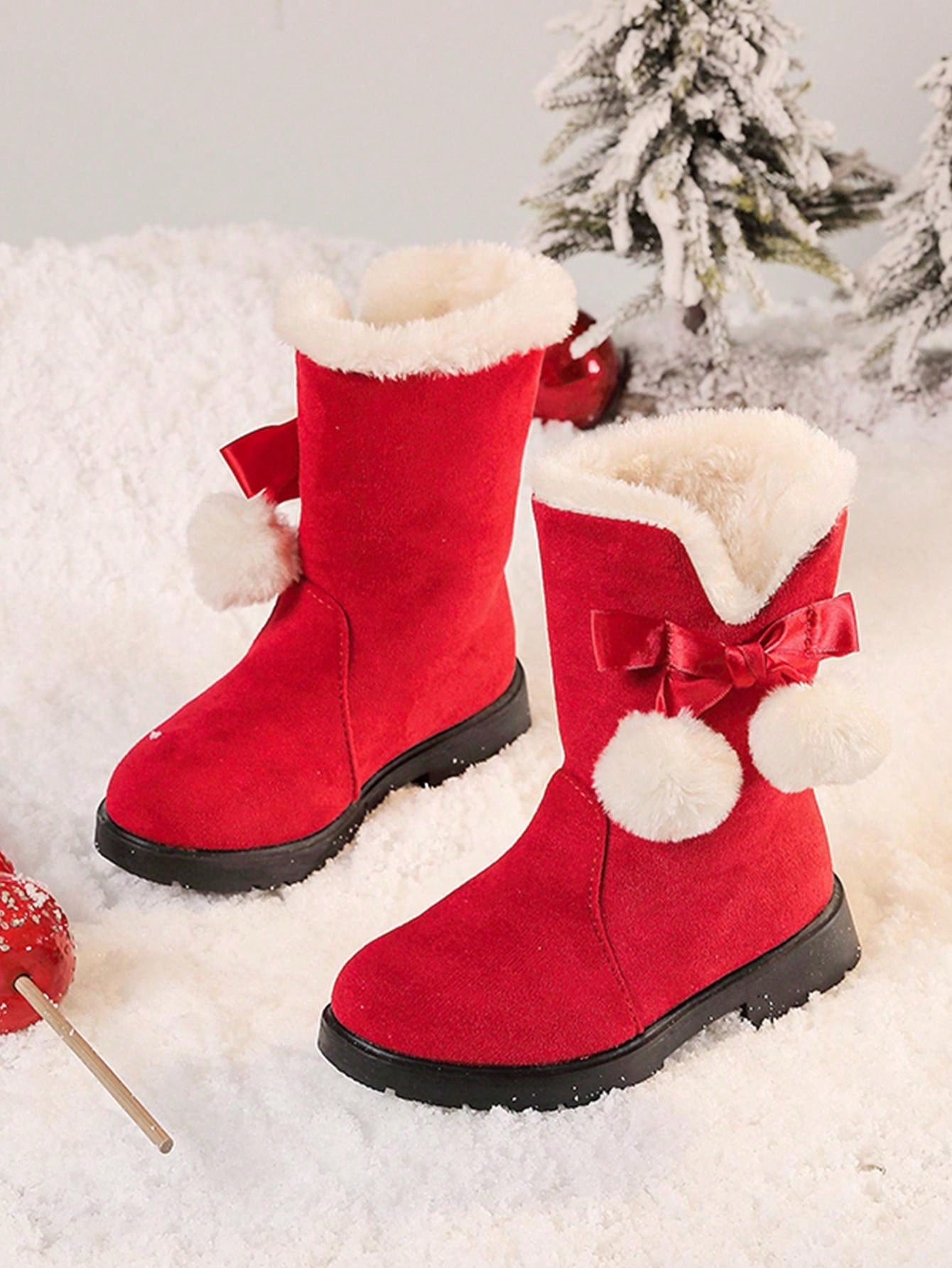 البنات بوت الشتاء الأميرة بوت الثلج