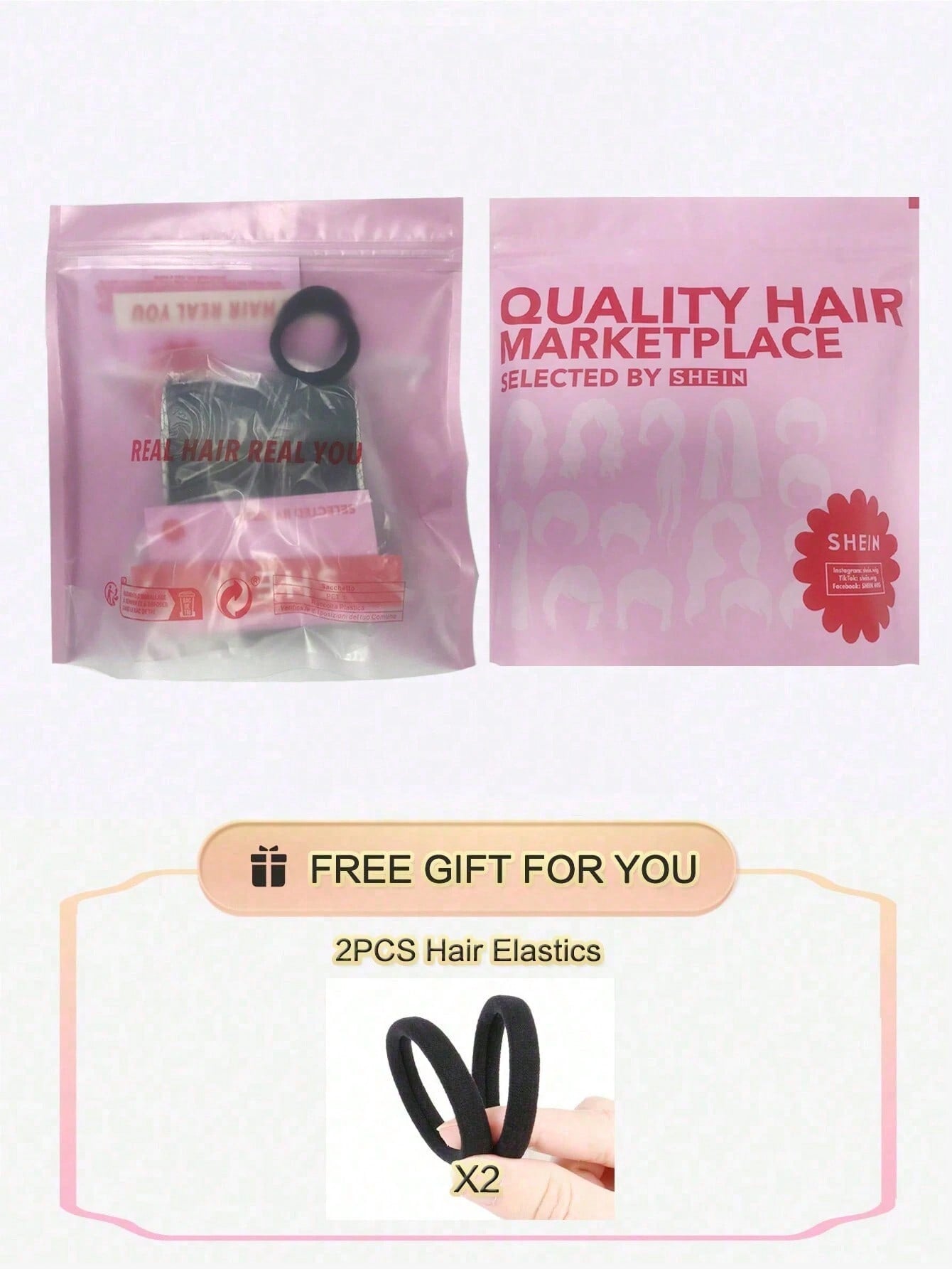 بانج بشعر بشري فرنسي بلون بني وجنبات جانبية، إضافة وصلة شعر تلتصق بسهولة للمبتدئين