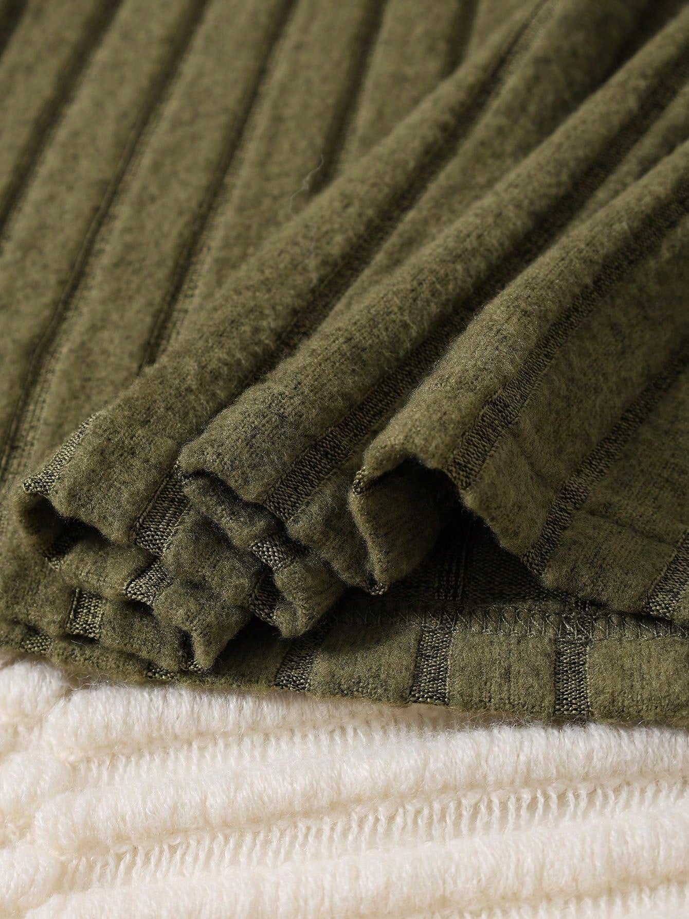 قطعة واحدة فستان ضاغط بتصميم كامل اللون