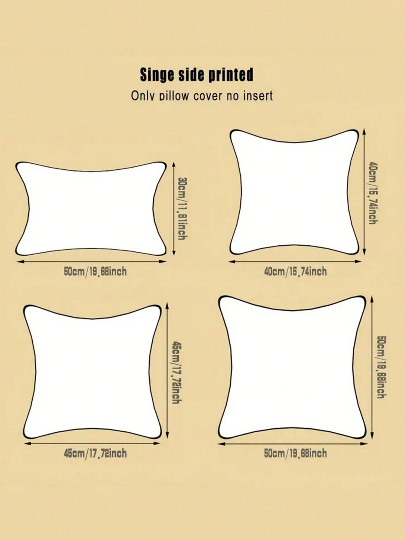 طقم 4قطع من أغطية الوسائد فائقة اللين للكريسماس - تصميم الرنة والشجرة ، طباعة أحادية الجانب