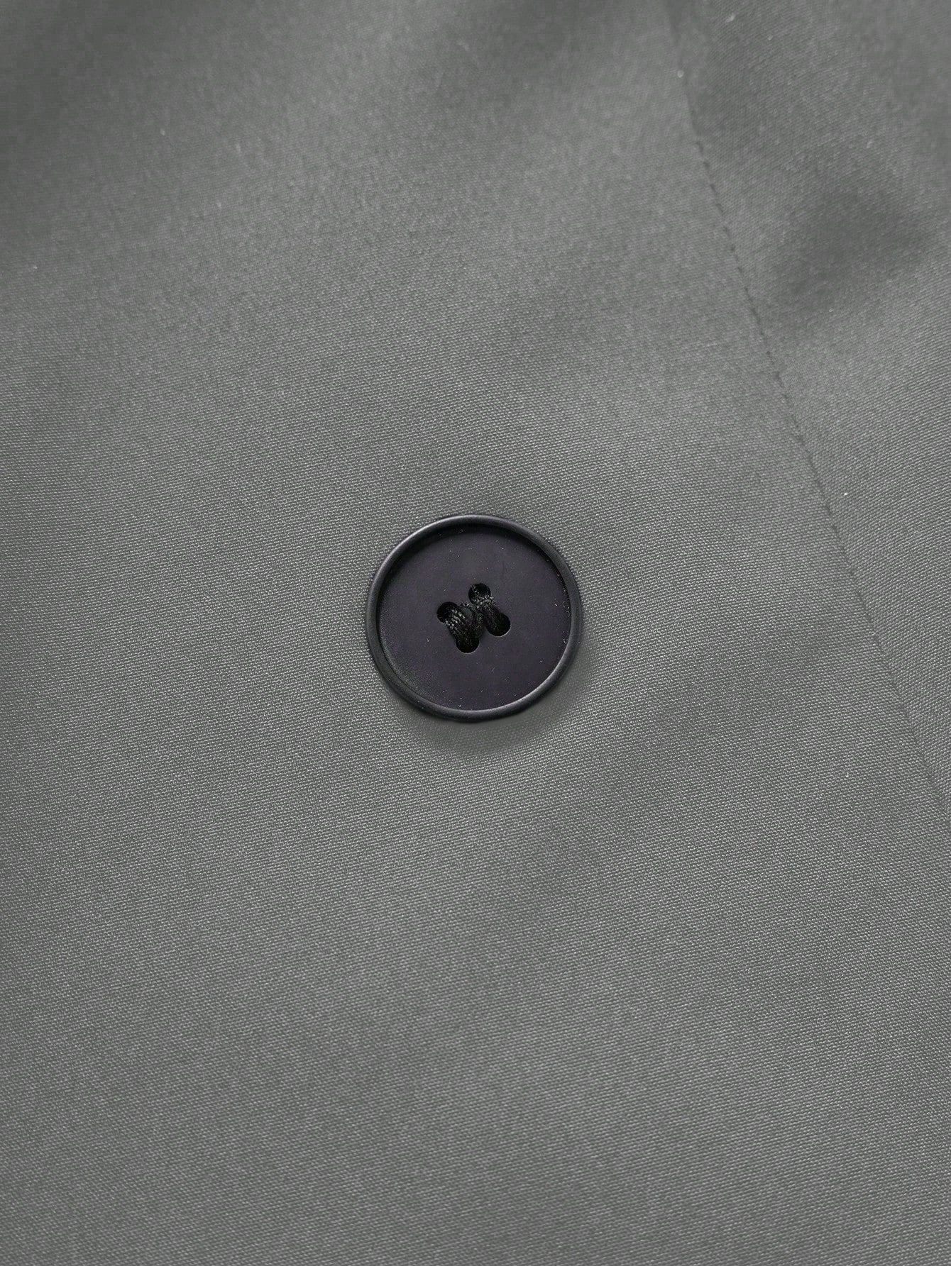 جاكيت نسائية كاجوال طويلة الأكمام بياقة وأزرار أمامية