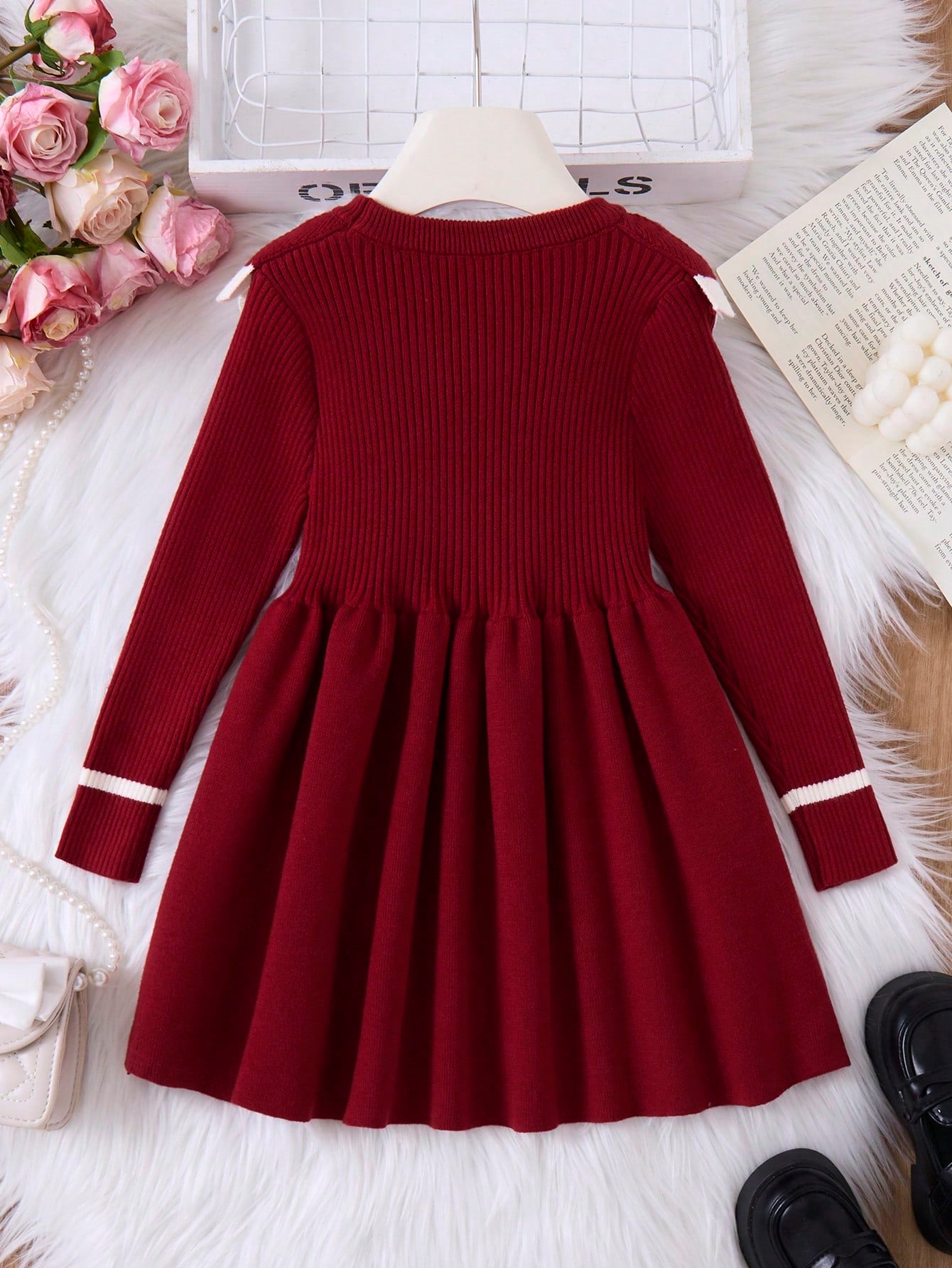 فستان قصير على شكل قلب