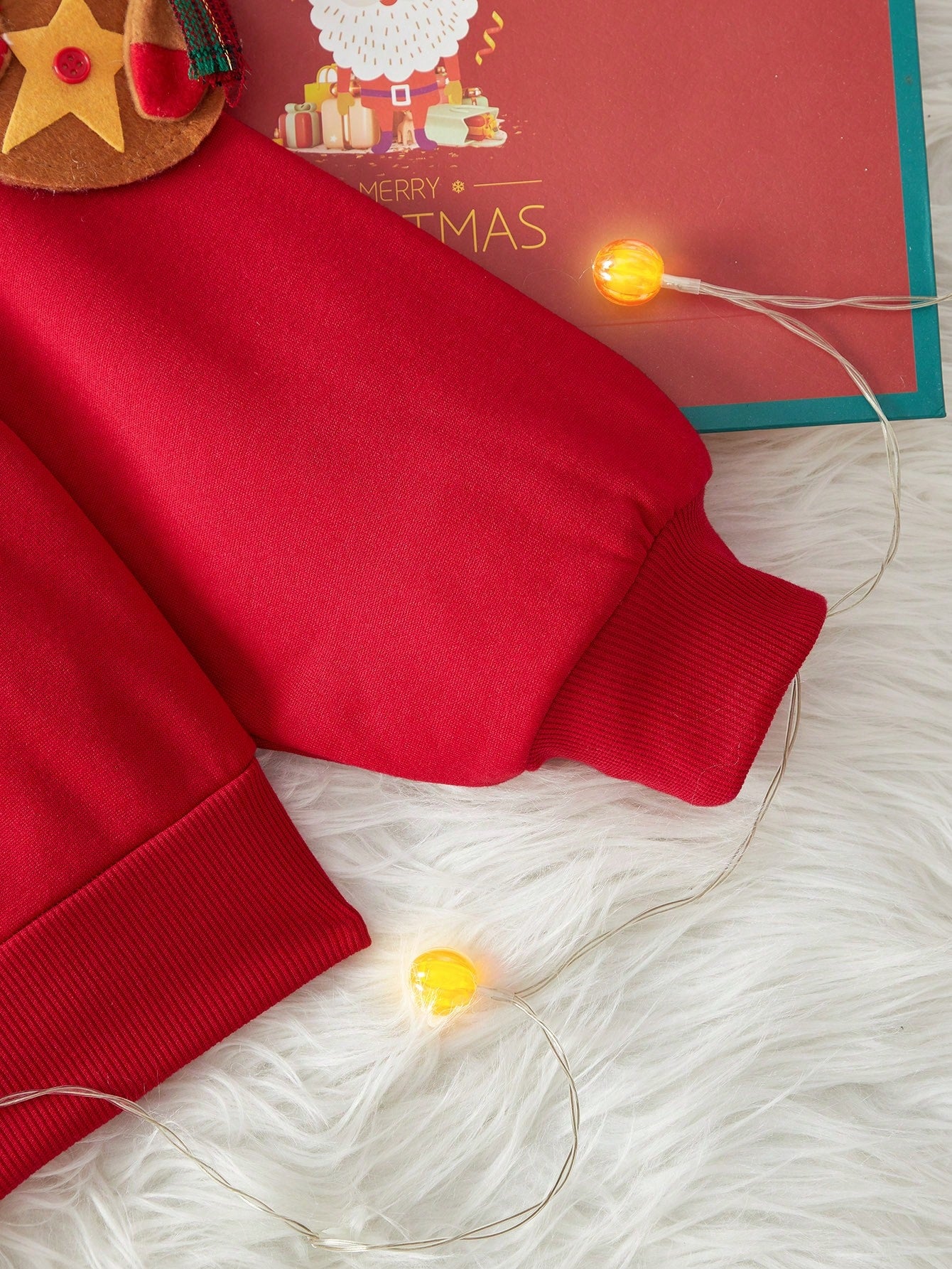 بلوزة رياضية فضفاضة مطبوعة بنمط بسيط مريحة، رقبة دائرية، أكمام طويلة سميكة للنساء، مناسبة لفصلي الخريف والشتاء