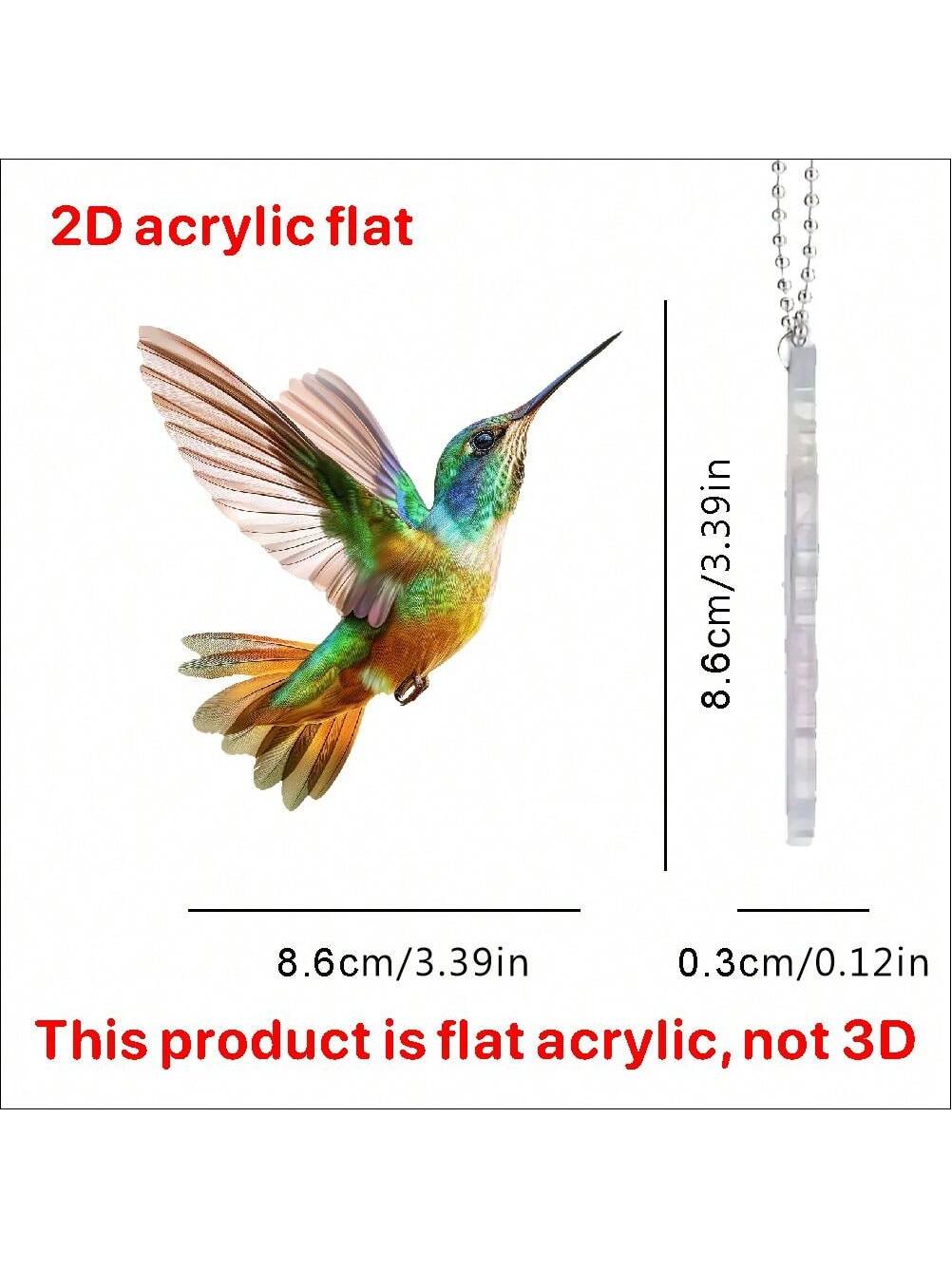 قلادة للسيارة مقاومة للماء من الأكريليك و مفتاح عصري