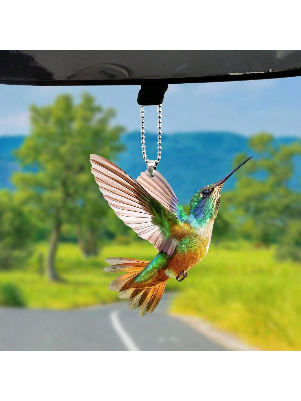 قلادة Colibri للسيارة مقاومة للماء من الأكريليك و مفتاح عصري