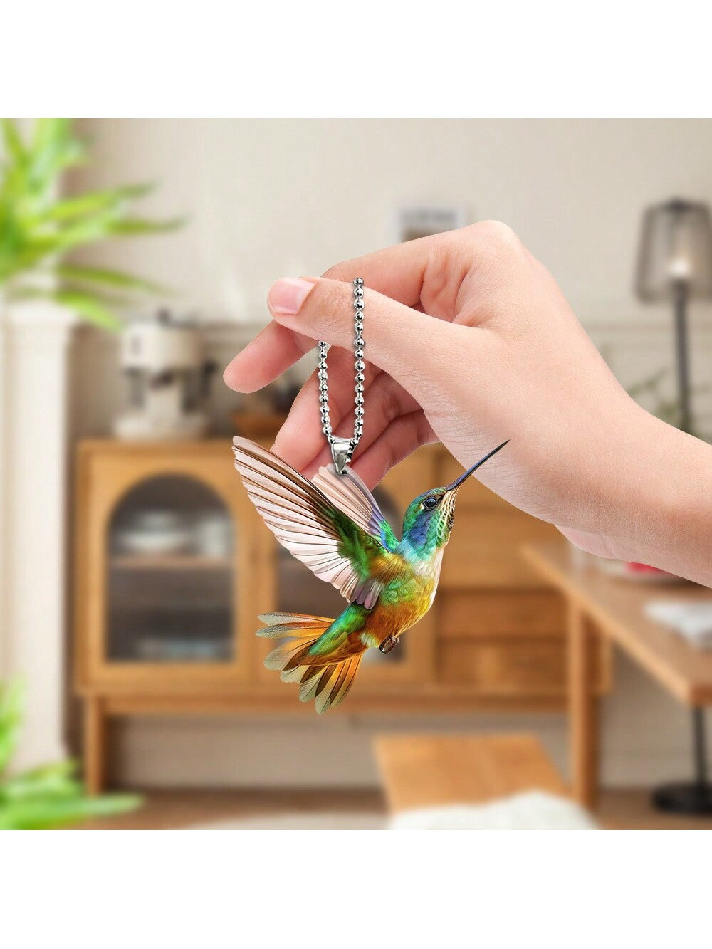 قلادة Colibri للسيارة مقاومة للماء من الأكريليك و مفتاح عصري