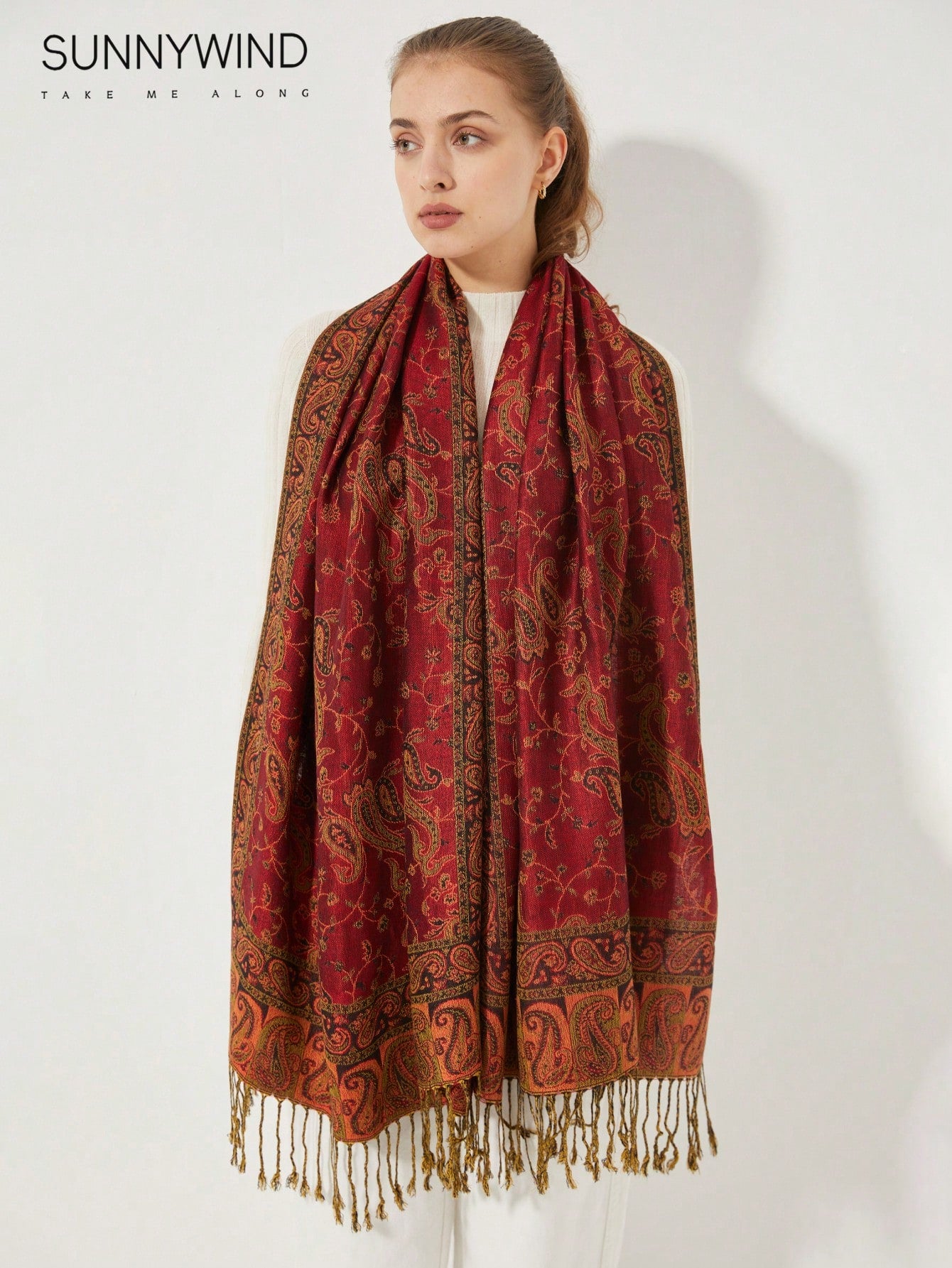 قطعة واحدة من الوشاح الجاكار