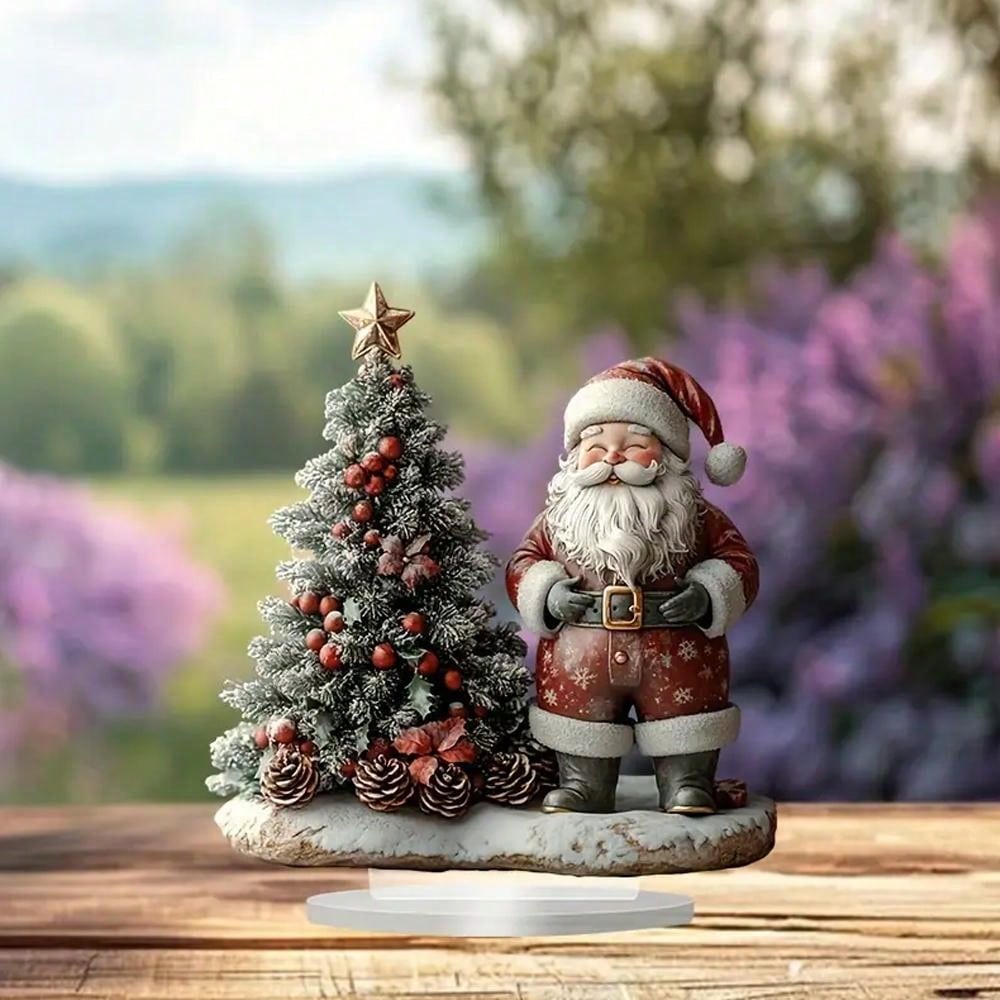 قطعة واحدة سانتا كلوز بتصميم بوهيمي فاخر من الاكريليك عالي الجودة