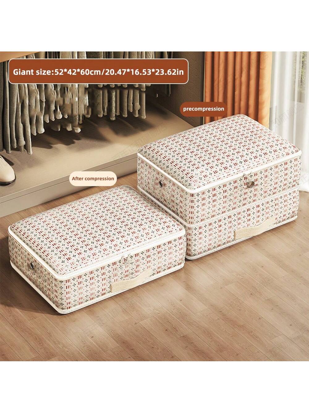 قطعة واحدة من أكياس الملابس الكتانية الكبيرة السعة