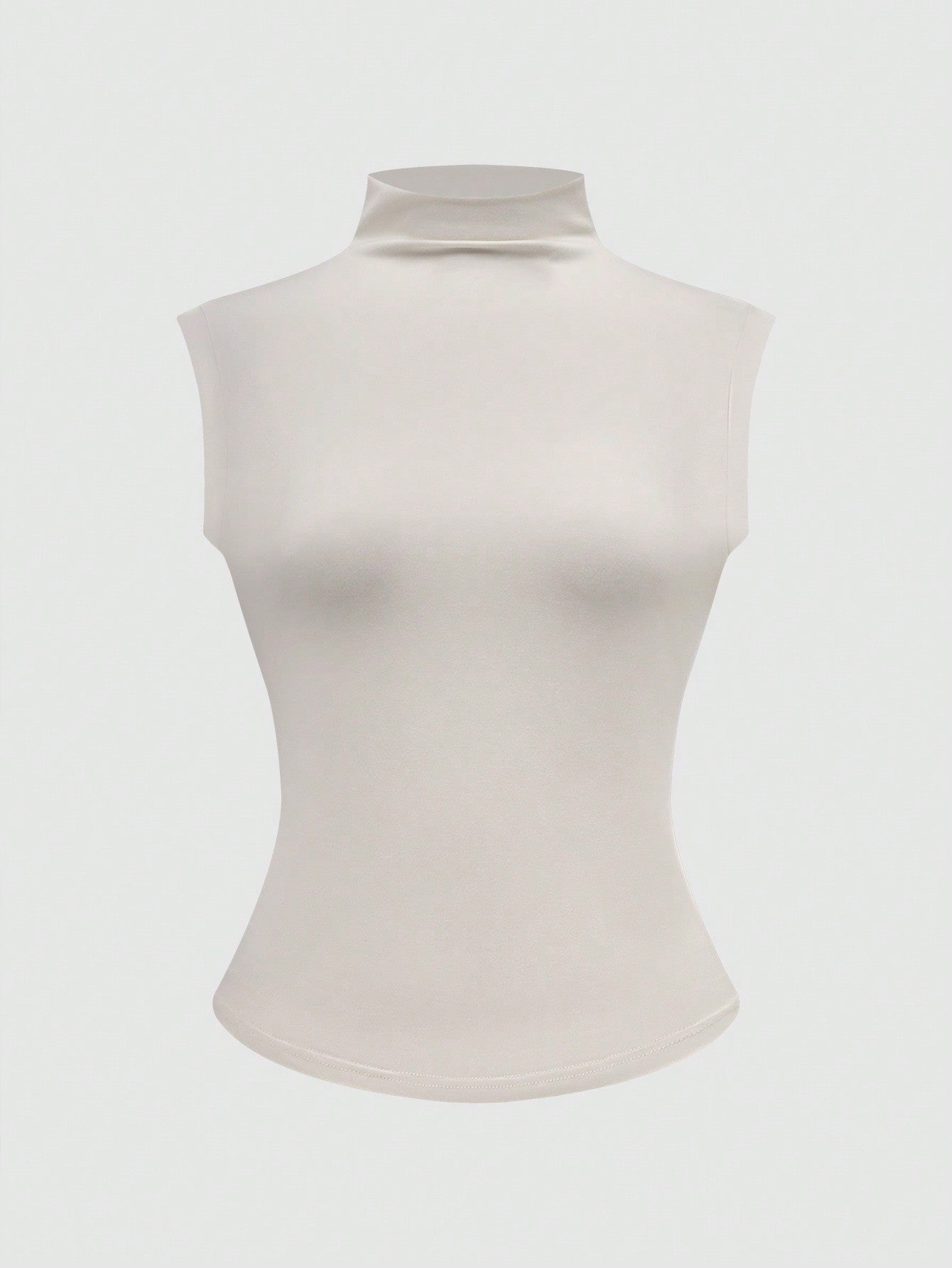 ملابس علوية ملابس علوية رياضية أنيقة بلا أكمام ذات رقبة عالية