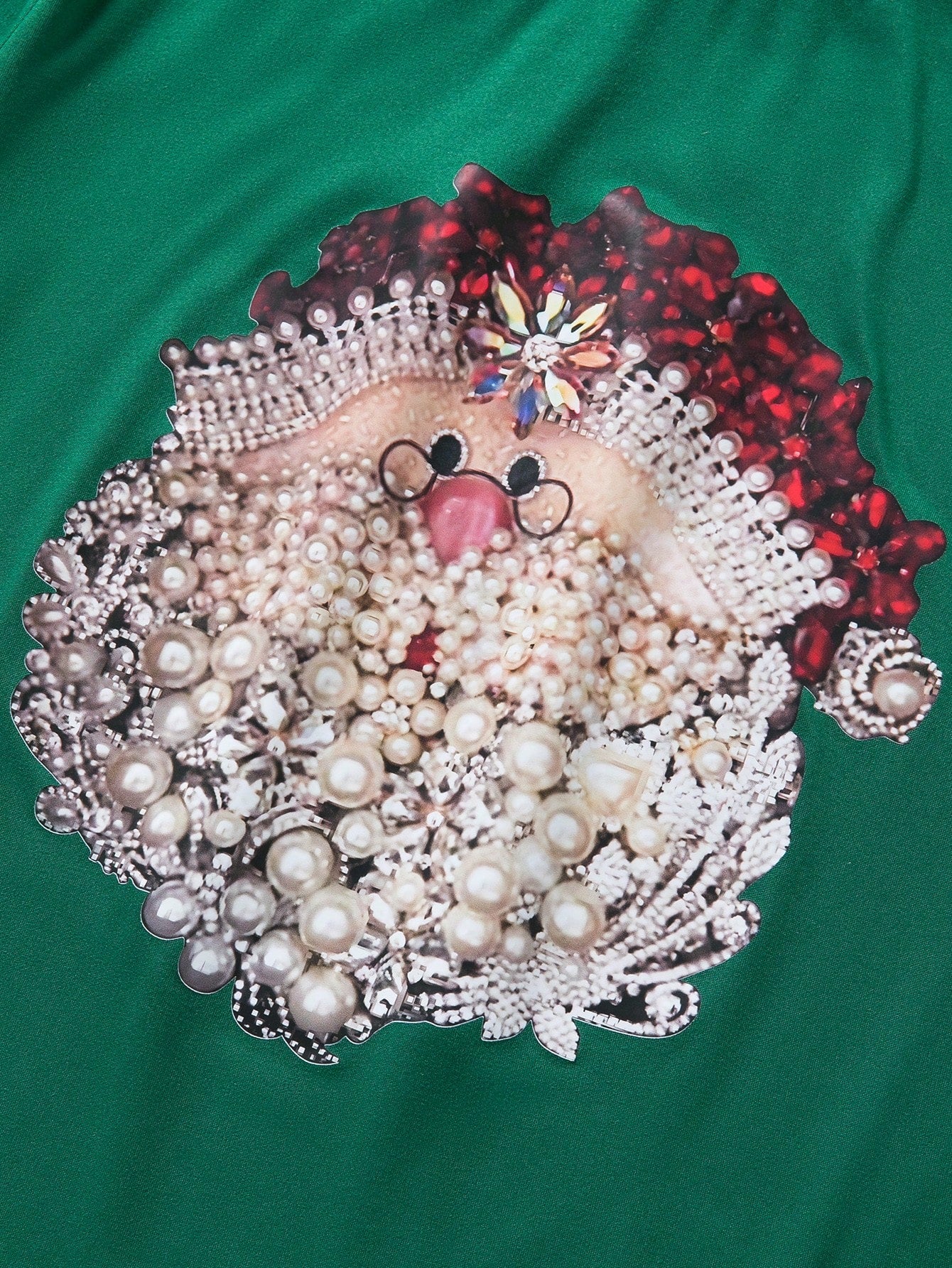 تي شيرت طباعة كاجوال بأكمام طويلة وياقة مستديرة للنساء، تيشيرت بطباعة جرافيك للنساء ملائم للمظهر الربيعي