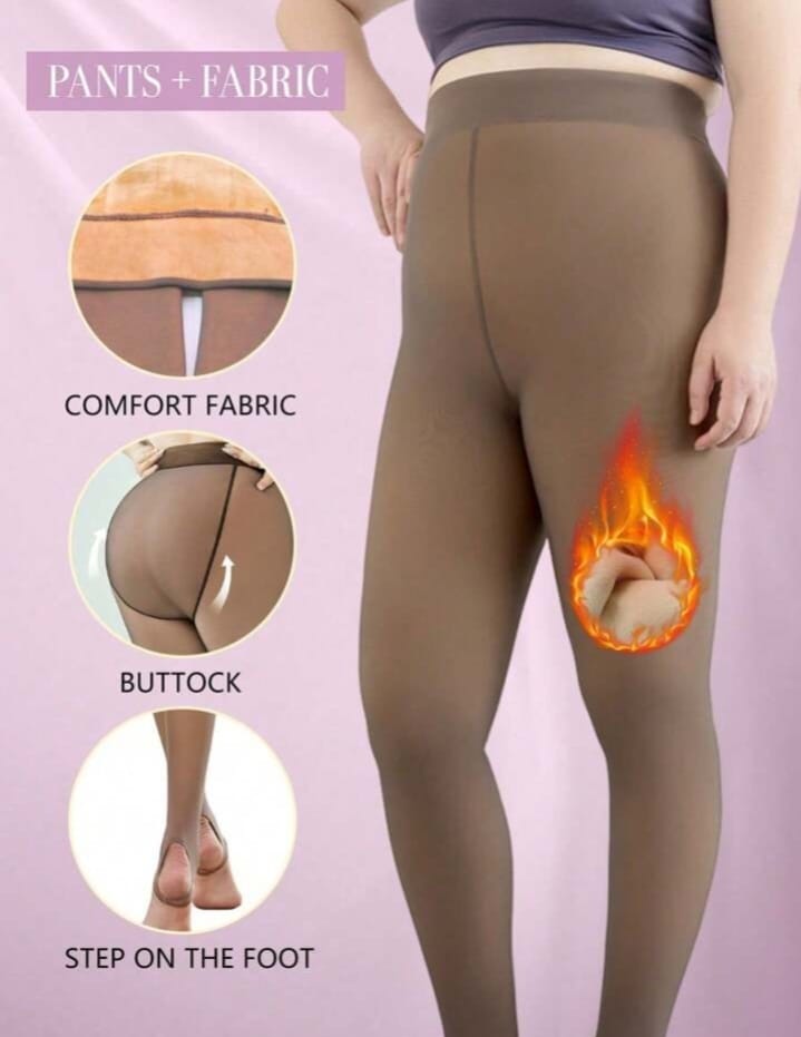 جوارب مبطنة من الفليس مقاس كبير 200 جرام للنساء