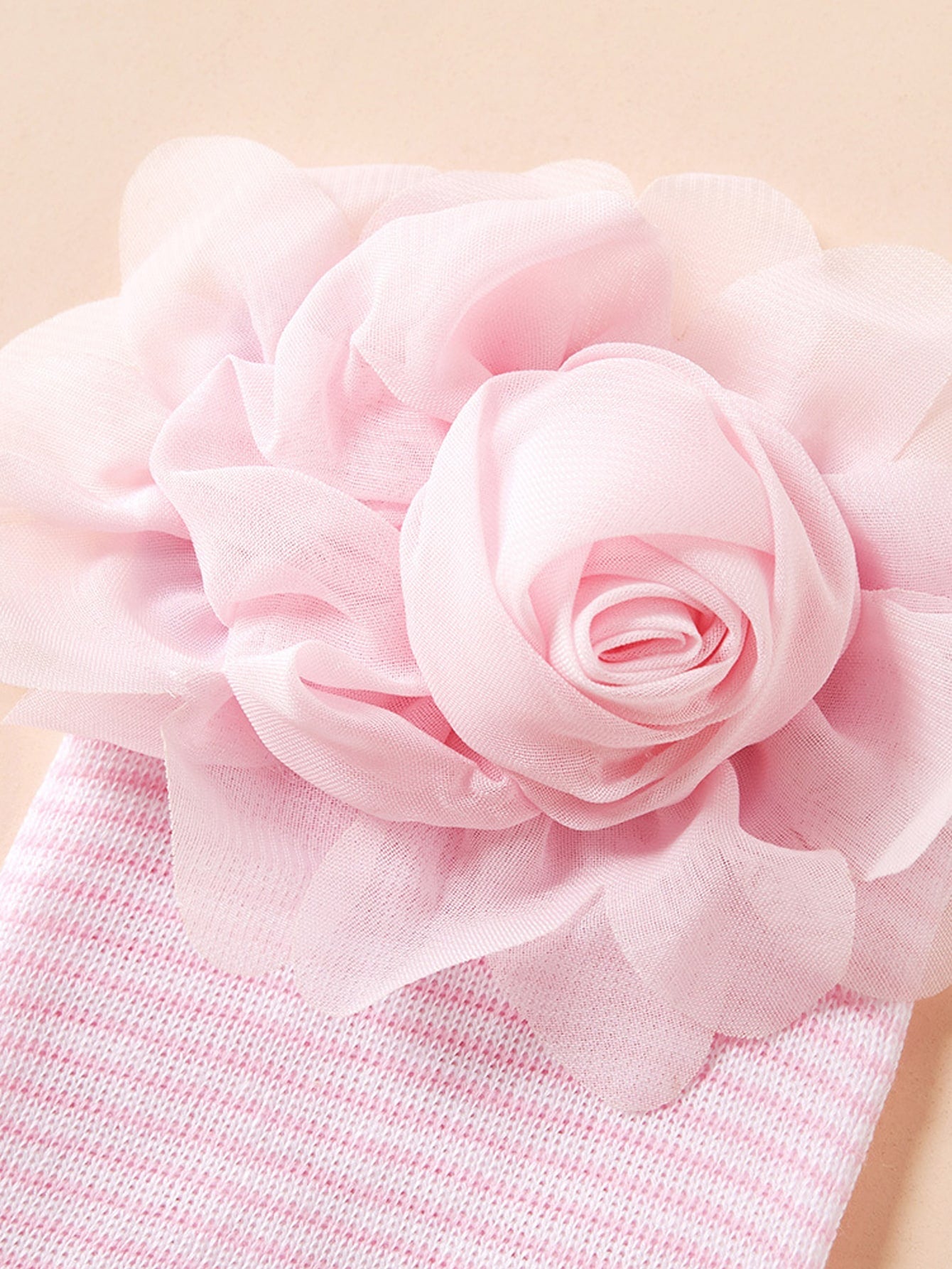 قبعة زهور مخملية ثلاثية الأبعاد لتصوير الأطفال الرضع البنات