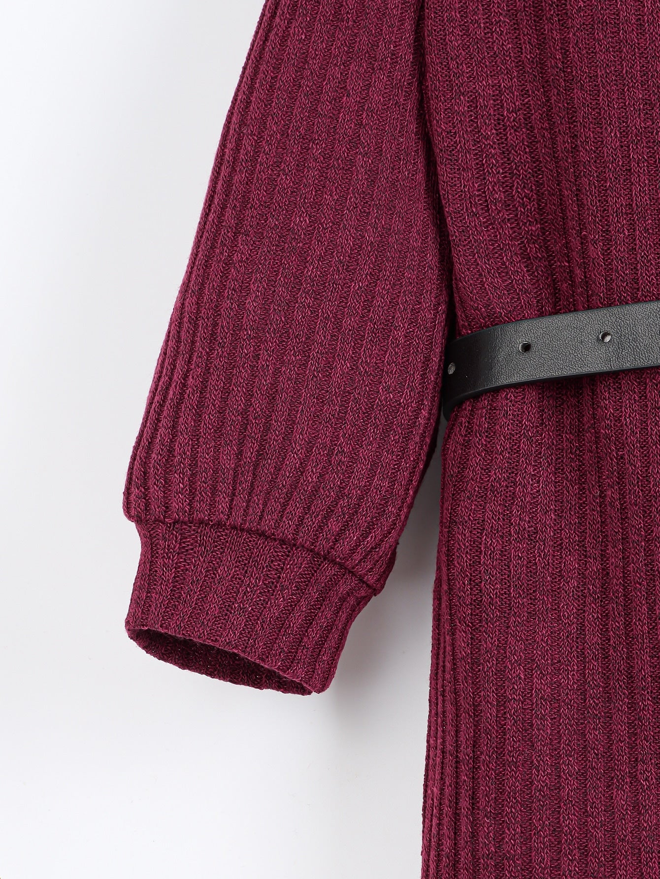 فستان منخفض الكتف بياقة مدورة بدون حزام للبنات الصغار