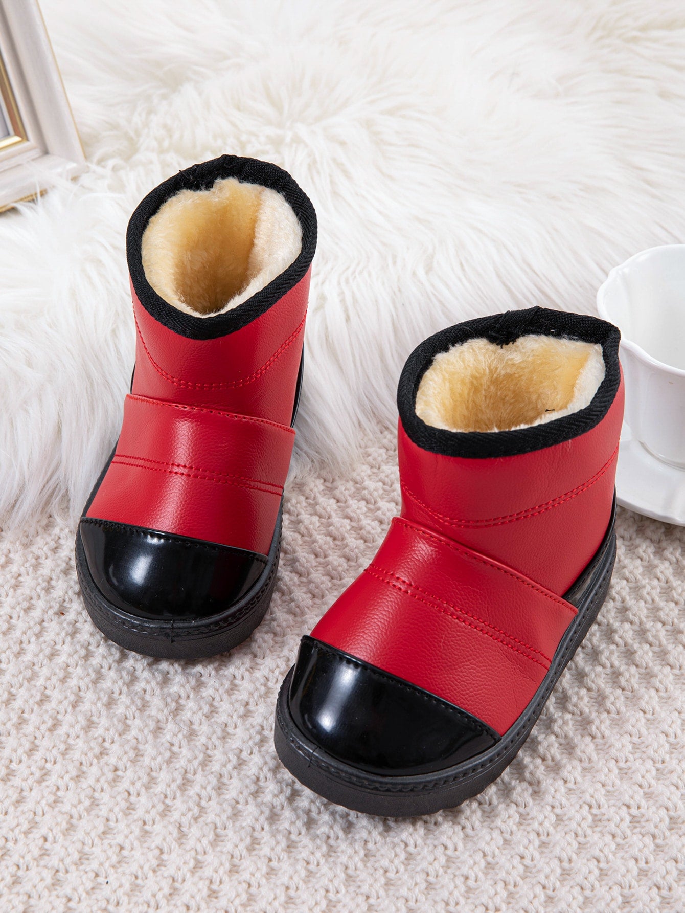 بنات أحذية الثلج لونين سهل الارتداء