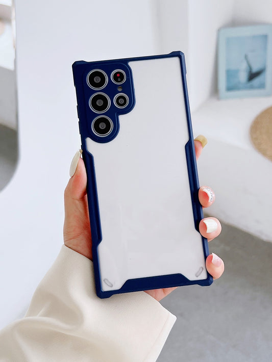 كفر هاتف شفاف باطار متباين