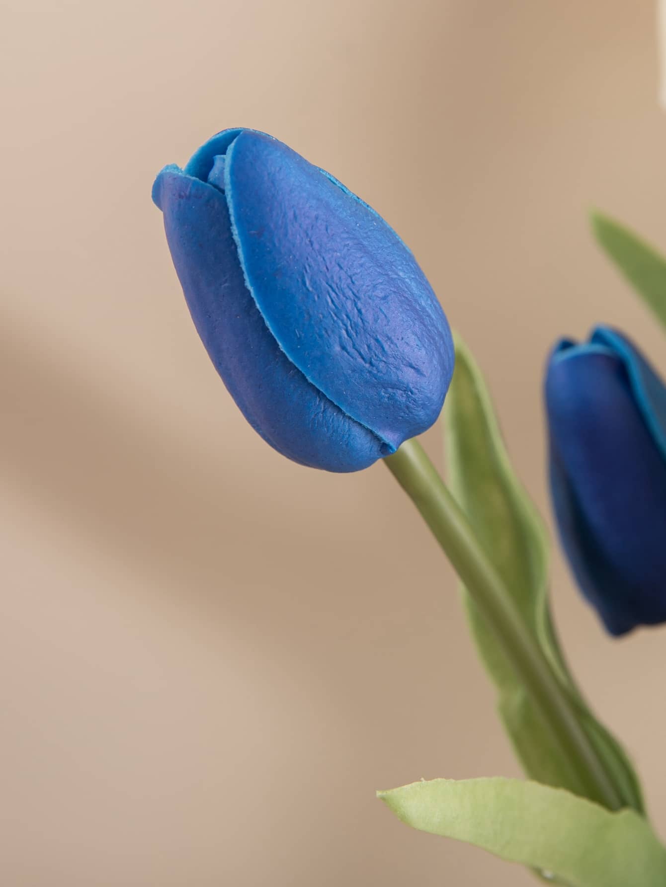 زهور اصطناعية أزرق توليب ولديكور المنزل