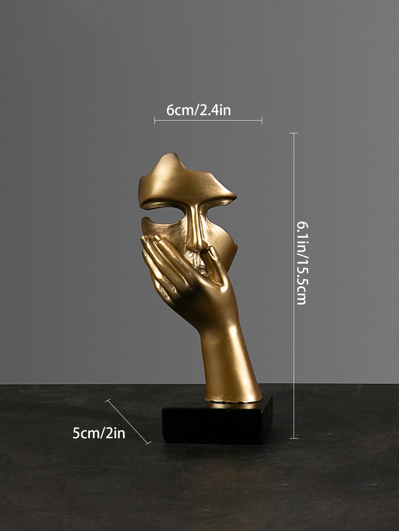 حرفة ديكور بتصميم شكل قطعة واحدة