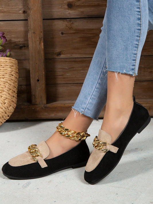 حذاء مسطح بدون كعب