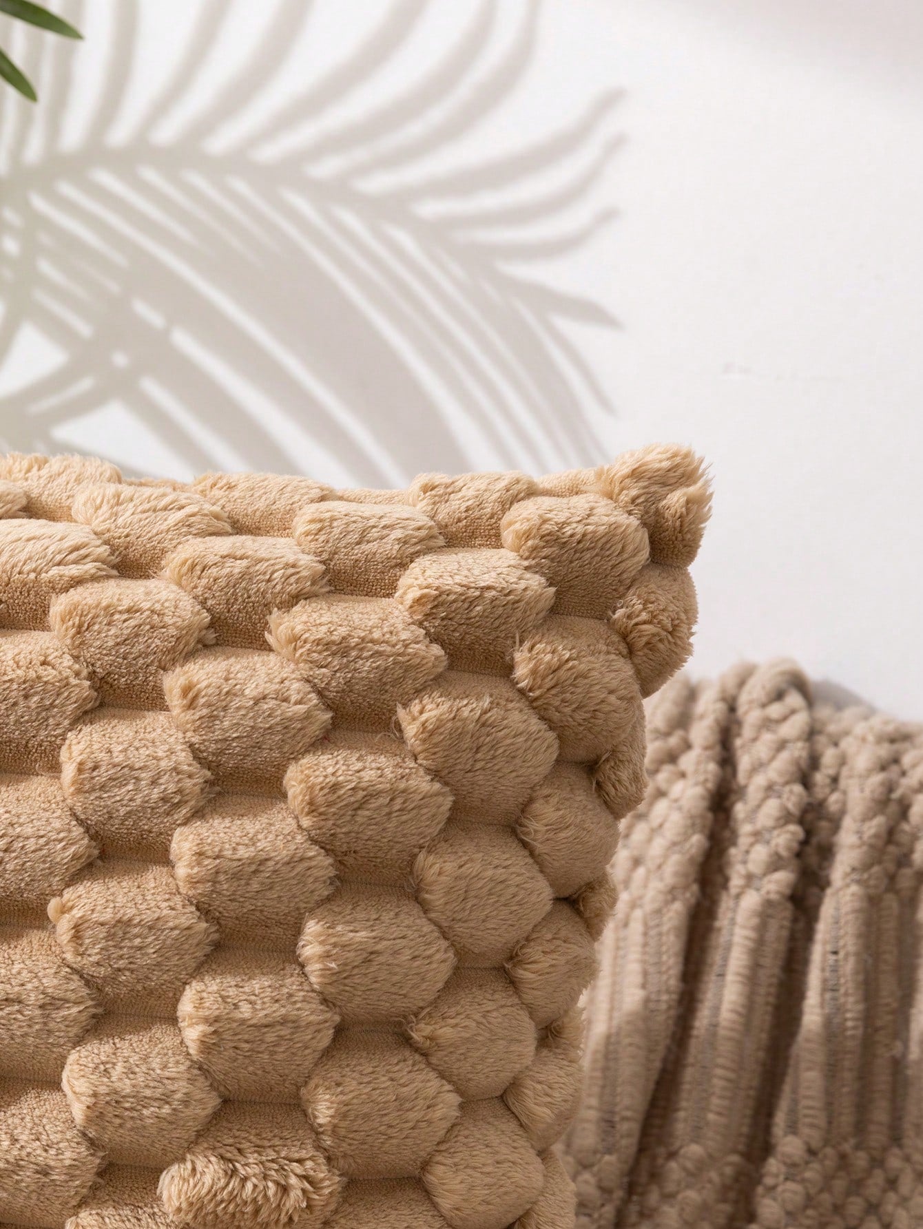 غطاء وسادة بدون حشوة موحدة اللون