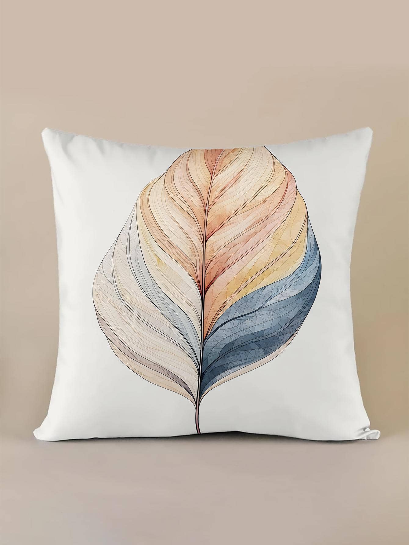 طباعة ورقة غطاء وسادة بدون حديث قماش وسائد حضن الى غرفة المعيشة اريكة