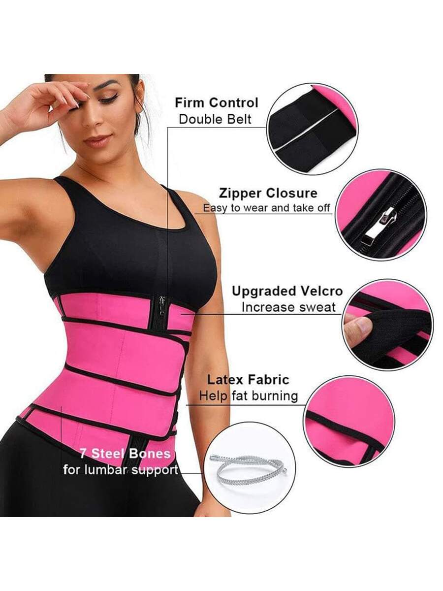 مشد خصر أنيق متباين لون رياضي قطعة واحدة