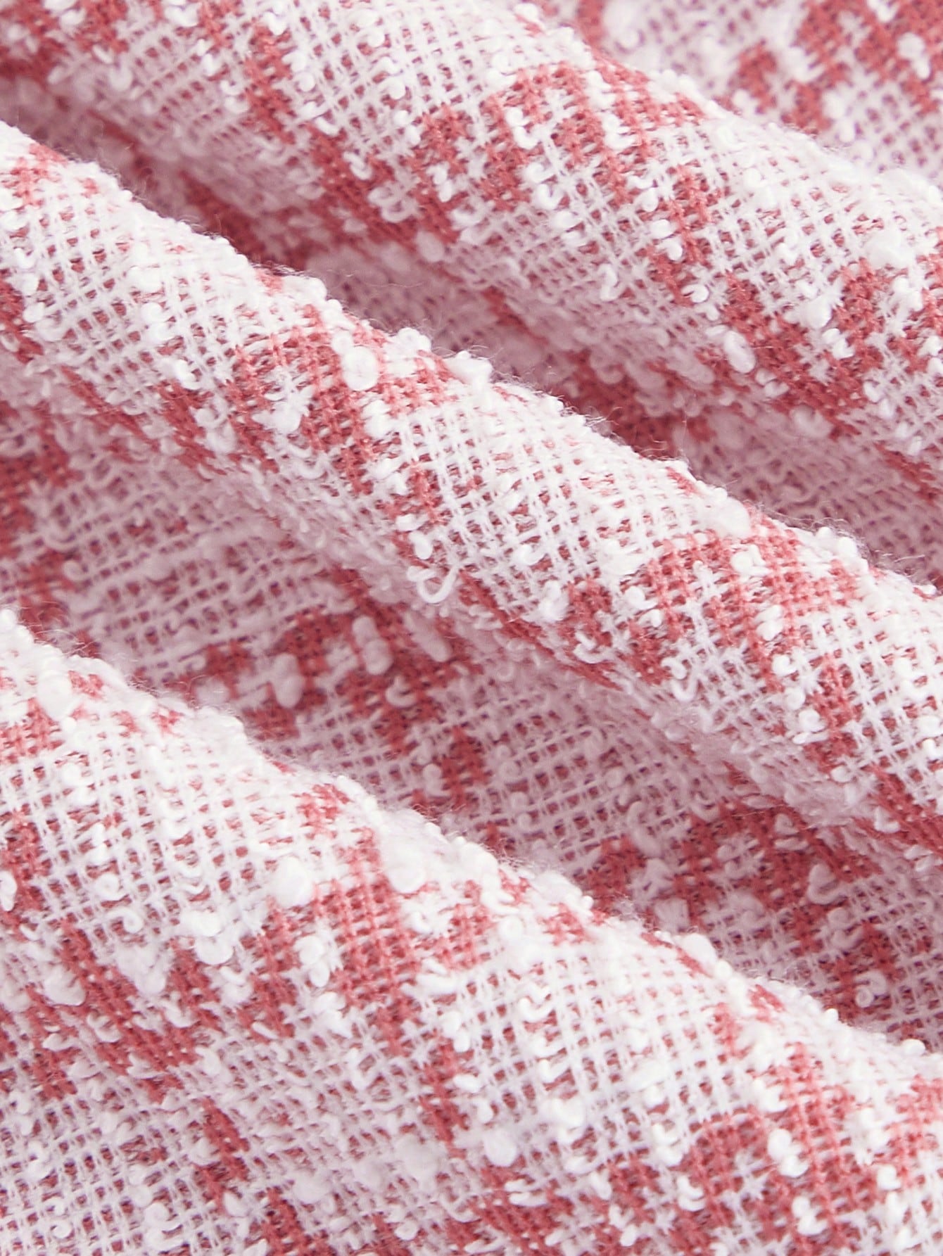 بدسويت بساق واسع طباعة مربع النقش بدون تي شيرت