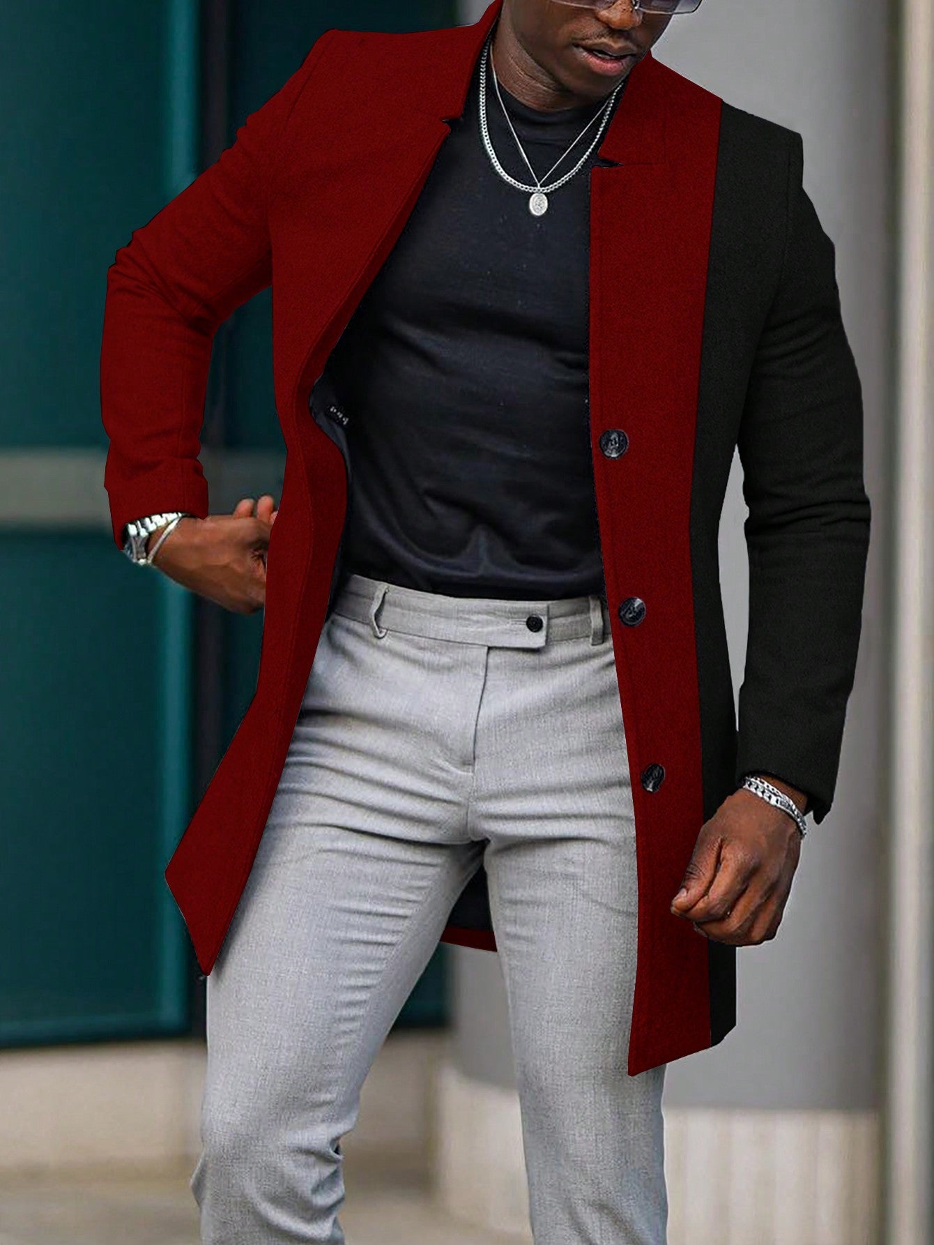 معاطف طويلة رجالية