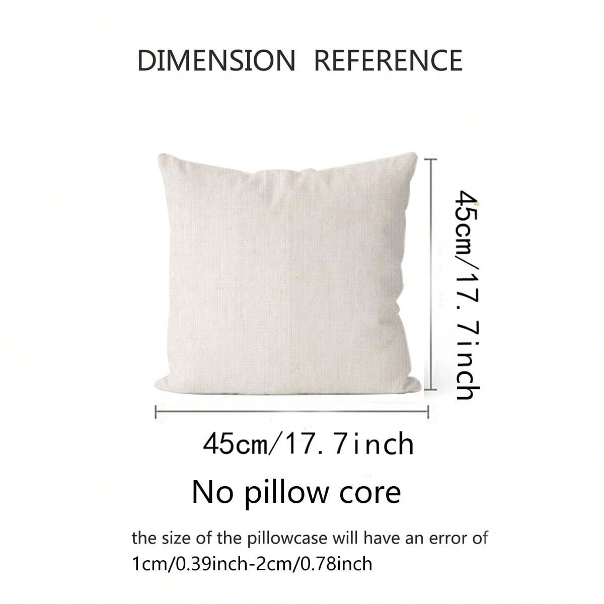 مجموعة من 4 أغطية وسائد من البوليستر تحت عنوان عيد الميلاد (سانتا كلوز، الرنة، مزلقة، شجرة عيد الميلاد، رجل الثلج)، حشوات الوسادة غير متضمنة