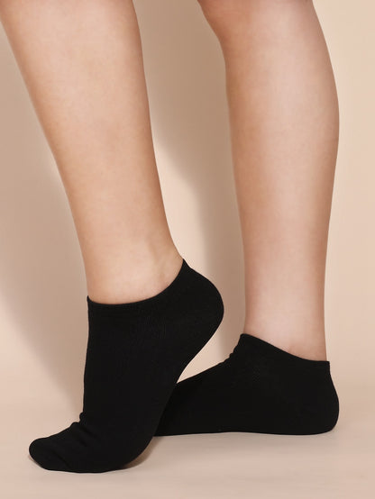 جوارب كاحل بلون موحد 6 ازواج