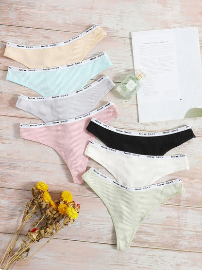 لعبة اليوغا 7 قطع، مجموعة من سروال البانتي المرن بطباعة الحروف للرياضة