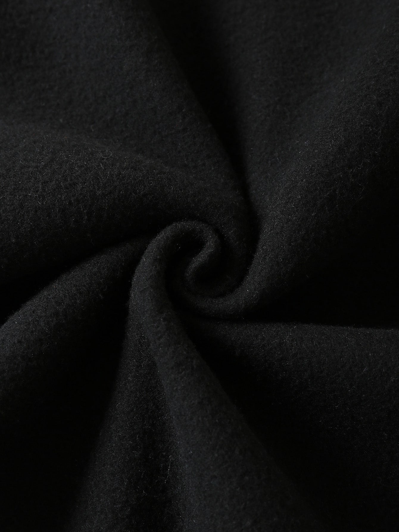 هودي موحدة اللون رباط سستة منخفض الاكتاف