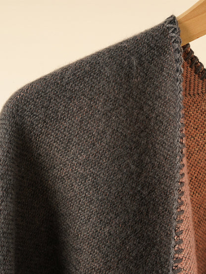 شال بوهو بقطع بألوان مختلفة قطعة واحدة كبيرة