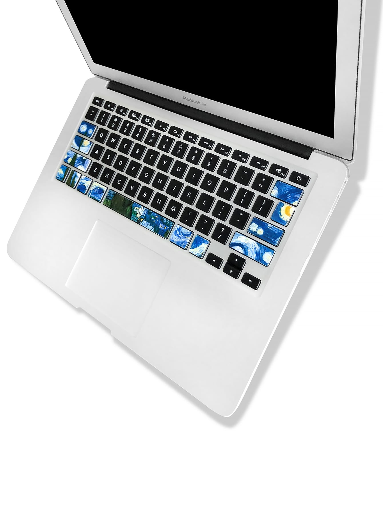 ملصق متوافق مع ماك بوك آير متوافق مع وحة مفاتيح بجرافيك ورقة واحدة