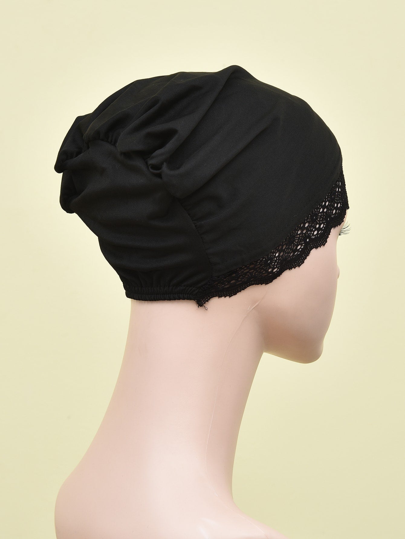 قبعة ربطة دانتيل بونيه للشعر تربان