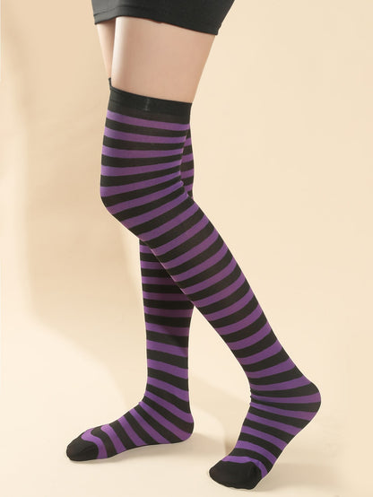 جوارب للركبة طباعة مخطط