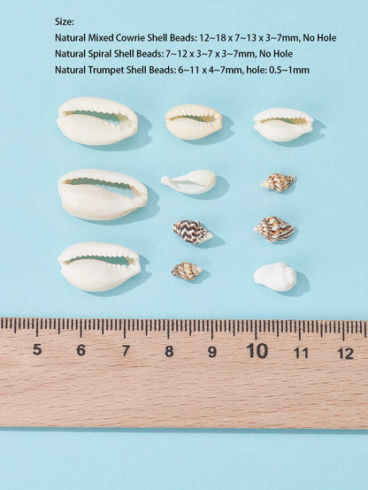 إكسسوارات مجوهرات DIY صدف 1 صندوق