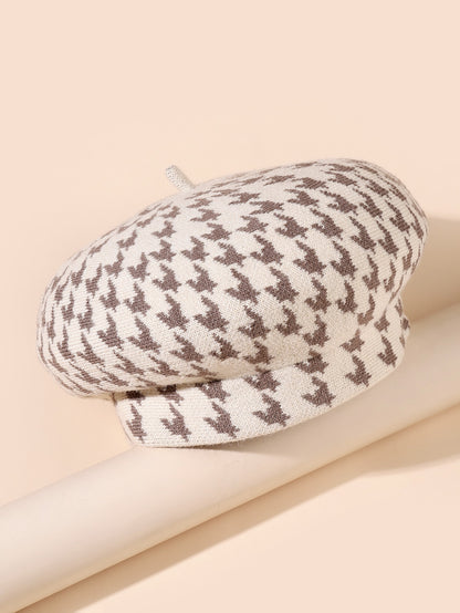 قبعة بيرية نمط مسنن