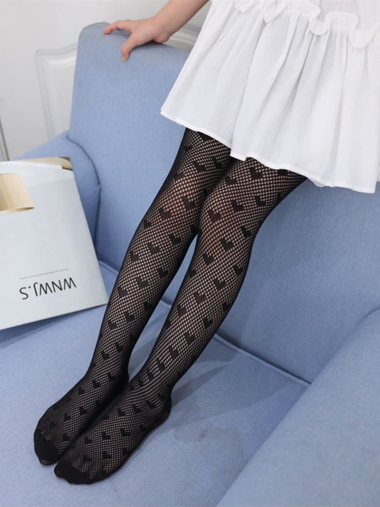 جوارب ضيقة مطبوعة بنمط الزهرة للاطفال قطعة واحدة مريحة ومطاطية للغاية، جوارب صيفية مريحة