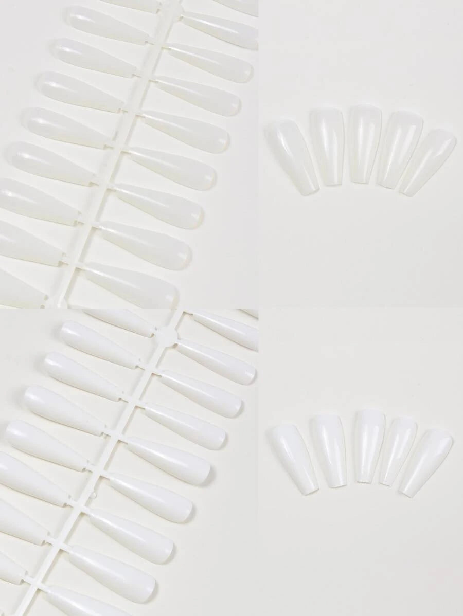 اظافر وهمية ملون مختلط 96 قطعة