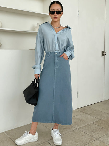 تنانير دينيم نسائية