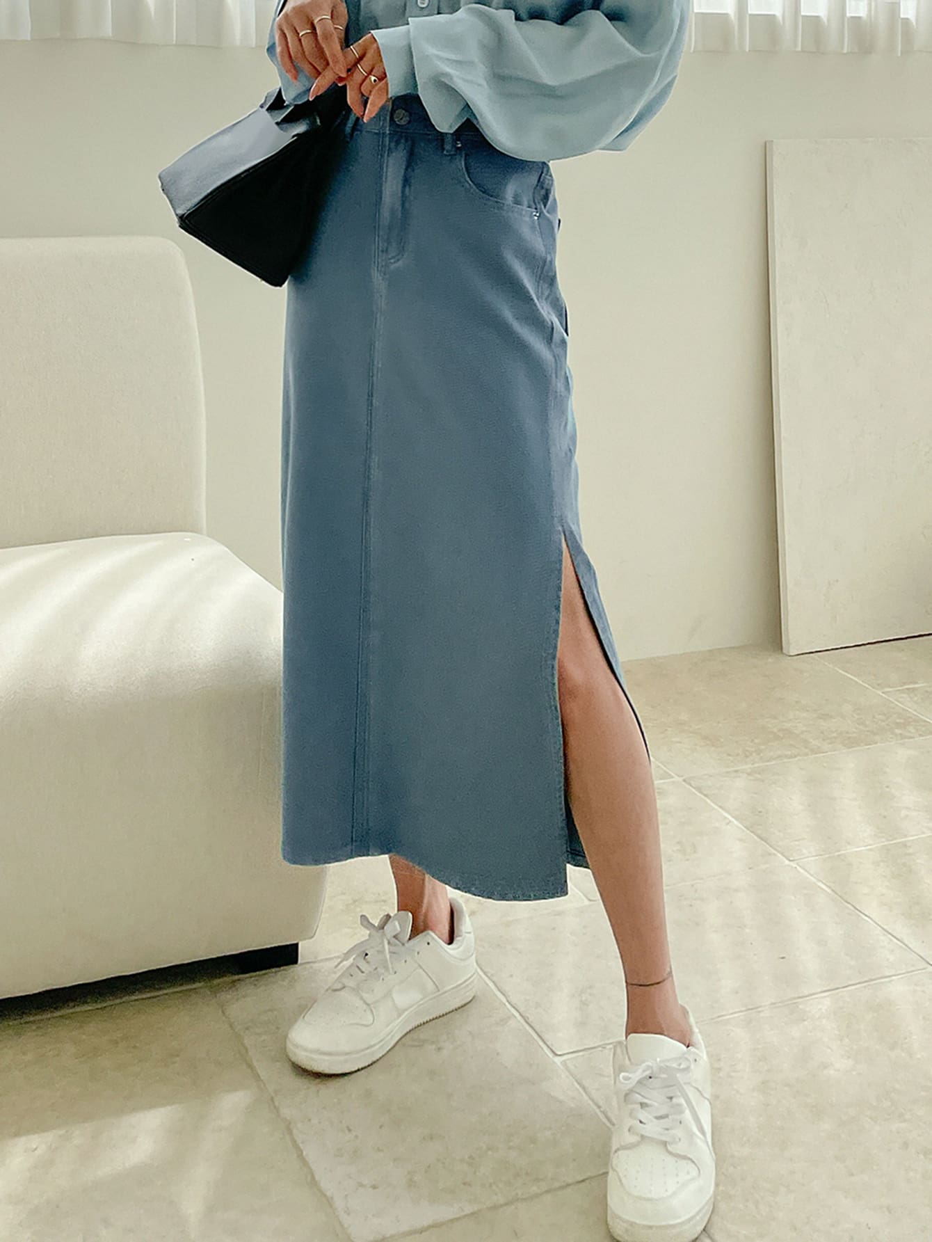 تنانير دينيم نسائية