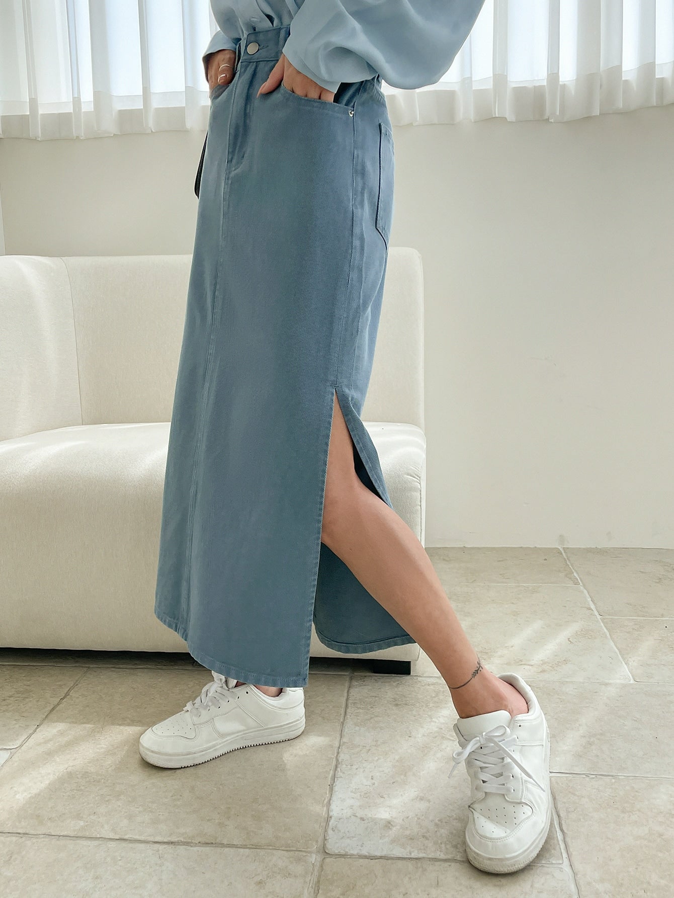 تنانير دينيم نسائية