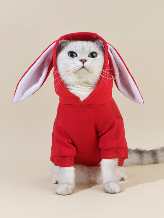 PETSIN هودي حيوانات أليفة اذن ارنب تصميم
